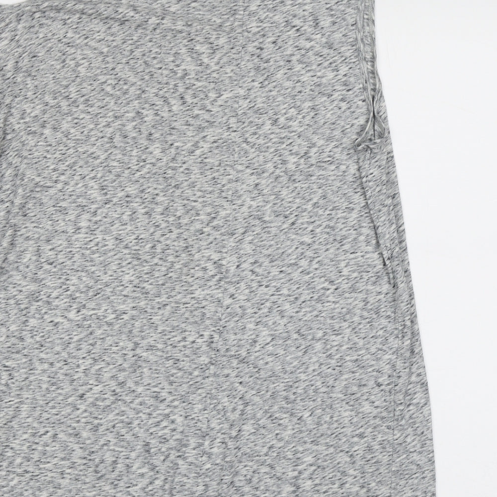 Womens UK Size 10 Topshop Grey Basic Blouse