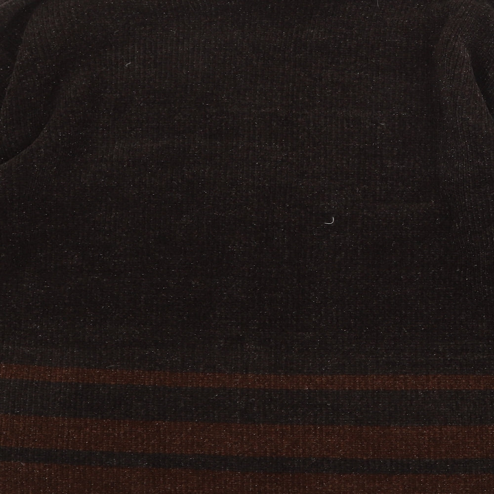 Womens UK Size M Debbie Morgan Brown Pullover Jumper