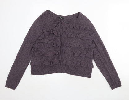 Womens UK Size 14 Marks and Spencer Purple Cardigan Jumper