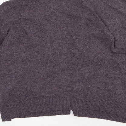 Womens UK Size 14 Marks and Spencer Purple Cardigan Jumper
