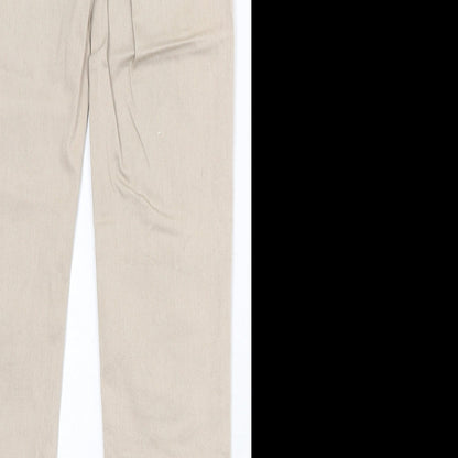 Angel Womens Beige Cotton Skinny Jeans Size 29 in Regular Zip