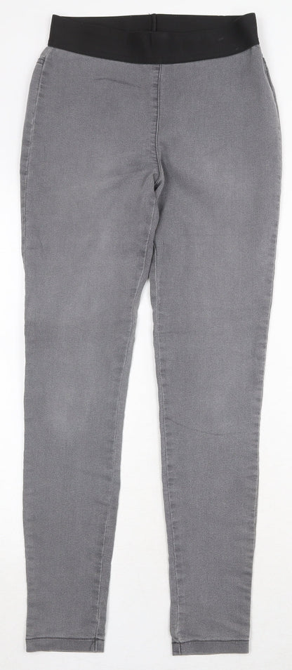 Womens UK Size 8 Marks and Spencer Regular Fit Skinny Grey Jeans