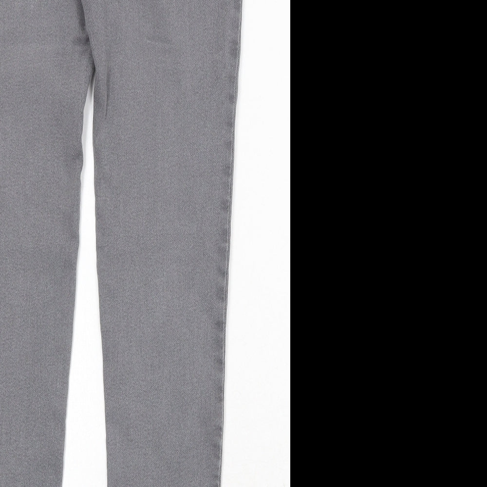 Womens UK Size 8 Marks and Spencer Regular Fit Skinny Grey Jeans
