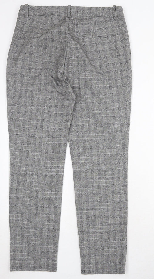 Womens UK Size 14 H&M Regular Fit Chino Grey Trousers