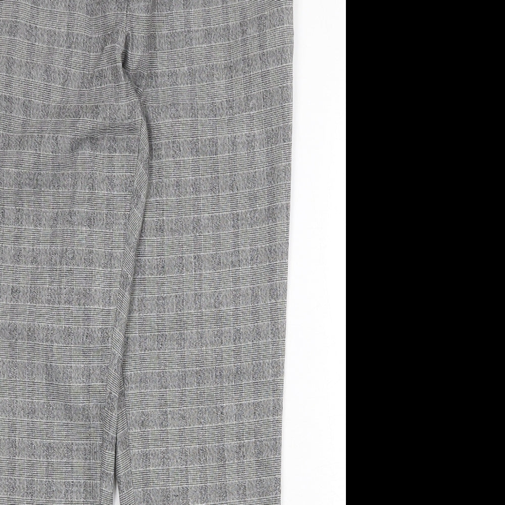 Womens UK Size 14 H&M Regular Fit Chino Grey Trousers