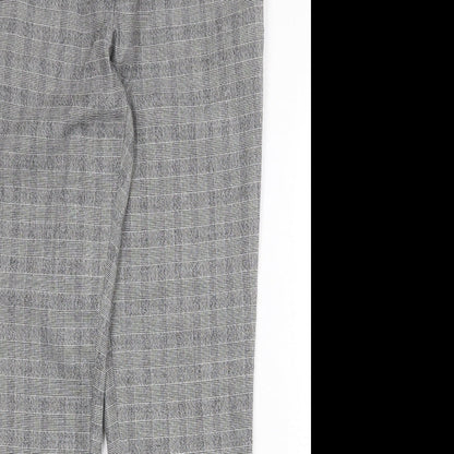 Womens UK Size 14 H&M Regular Fit Chino Grey Trousers