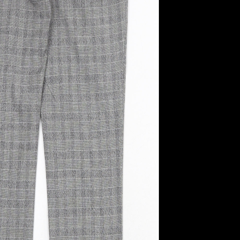 Womens UK Size 14 H&M Regular Fit Chino Grey Trousers