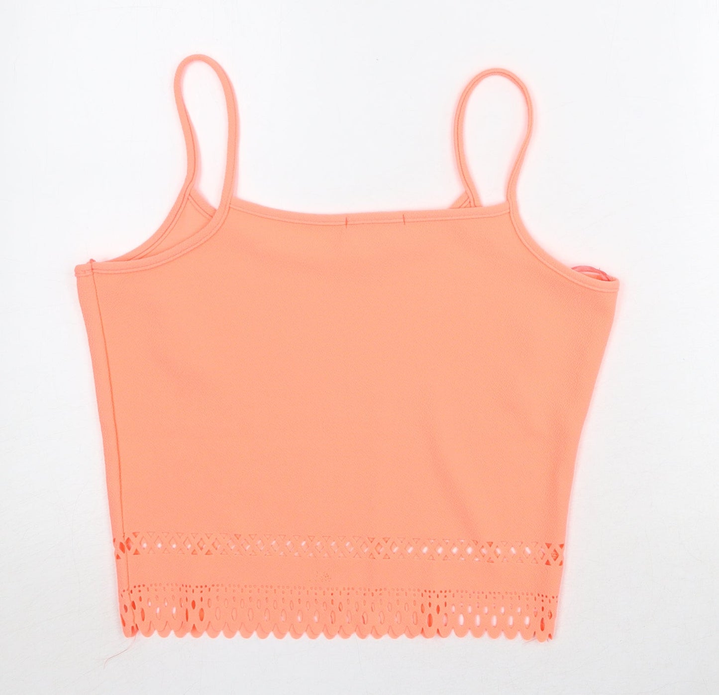 Womens UK Size 14 Select Pink Cropped Tank