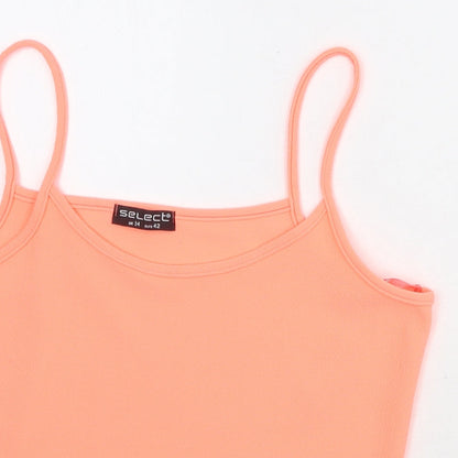 Womens UK Size 14 Select Pink Cropped Tank