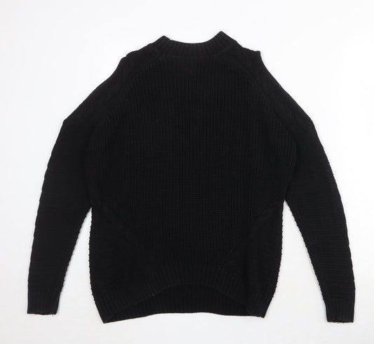 Womens UK Size M Divided by H&M Black Pullover Jumper