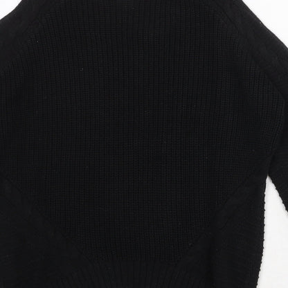 Womens UK Size M Divided by H&M Black Pullover Jumper