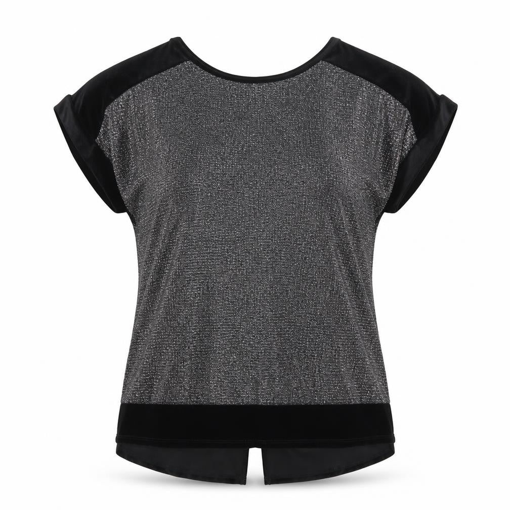 Womens UK Size L Oasis Silver Basic Blouse