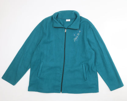 Womens UK Size L Anne de Lancay Blue Jacket