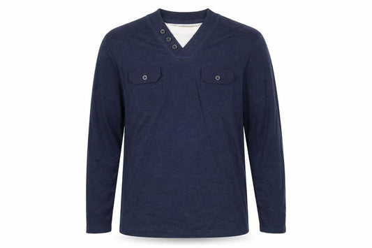Mens UK Size L BHS Blue Pullover Jumper
