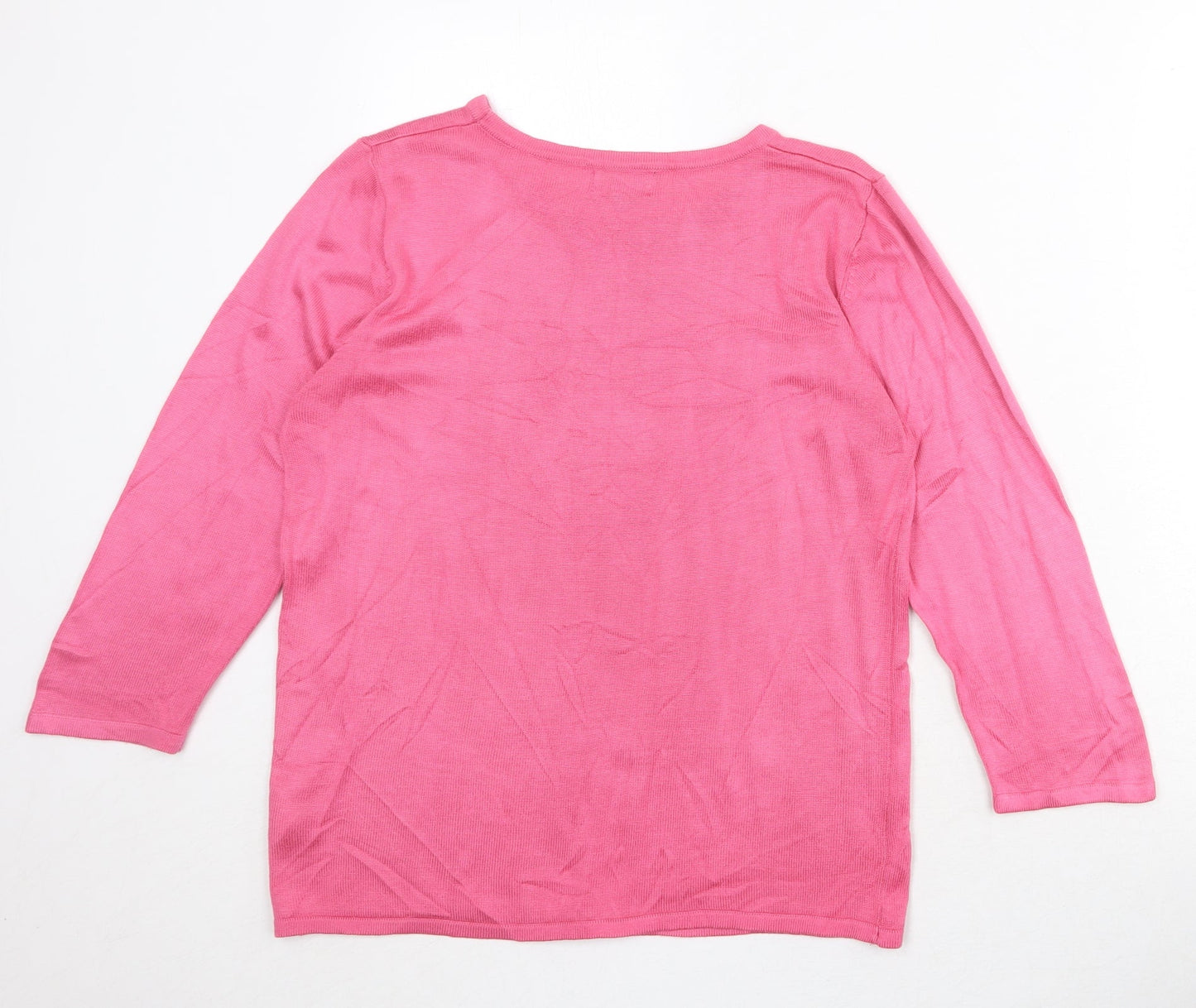 Womens UK Size S CASAMIA Pink Pullover Jumper
