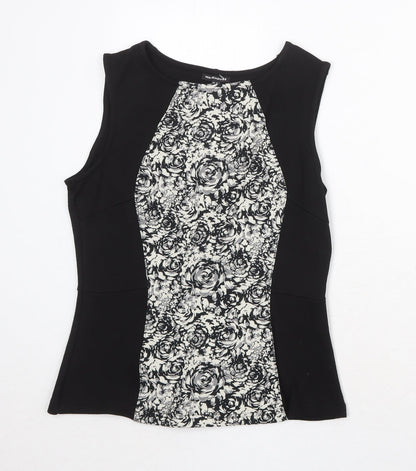 Womens UK Size 14 Warehouse Black Basic Tank