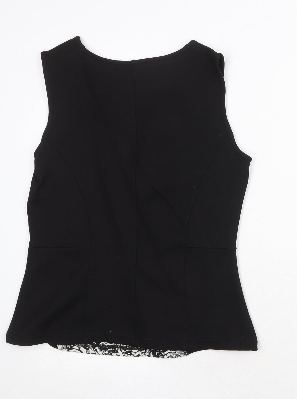 Womens UK Size 14 Warehouse Black Basic Tank