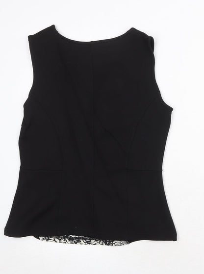 Womens UK Size 14 Warehouse Black Basic Tank