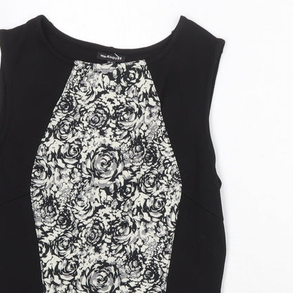 Womens UK Size 14 Warehouse Black Basic Tank