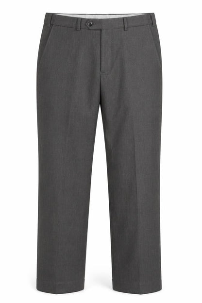 Mens UK Size 32 in Marks and Spencer Regular Fit Dress Pants Grey Trousers