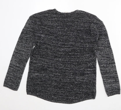 Womens UK Size XS H&M Black Pullover Jumper