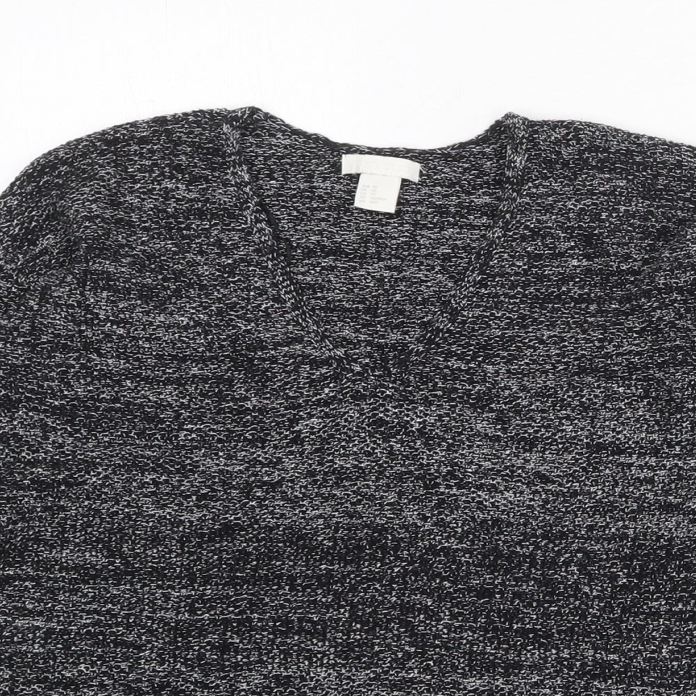 Womens UK Size XS H&M Black Pullover Jumper
