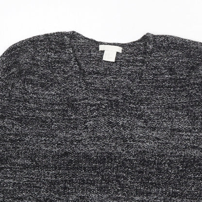 Womens UK Size XS H&M Black Pullover Jumper