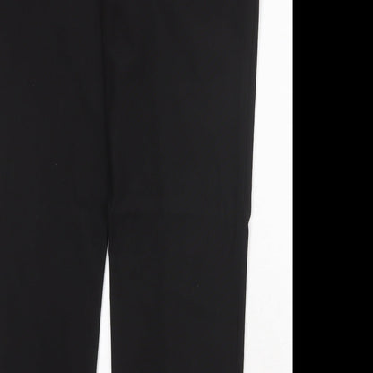 NEXT Mens Black Polyester Dress Pants Trousers Size 36 in Regular Zip