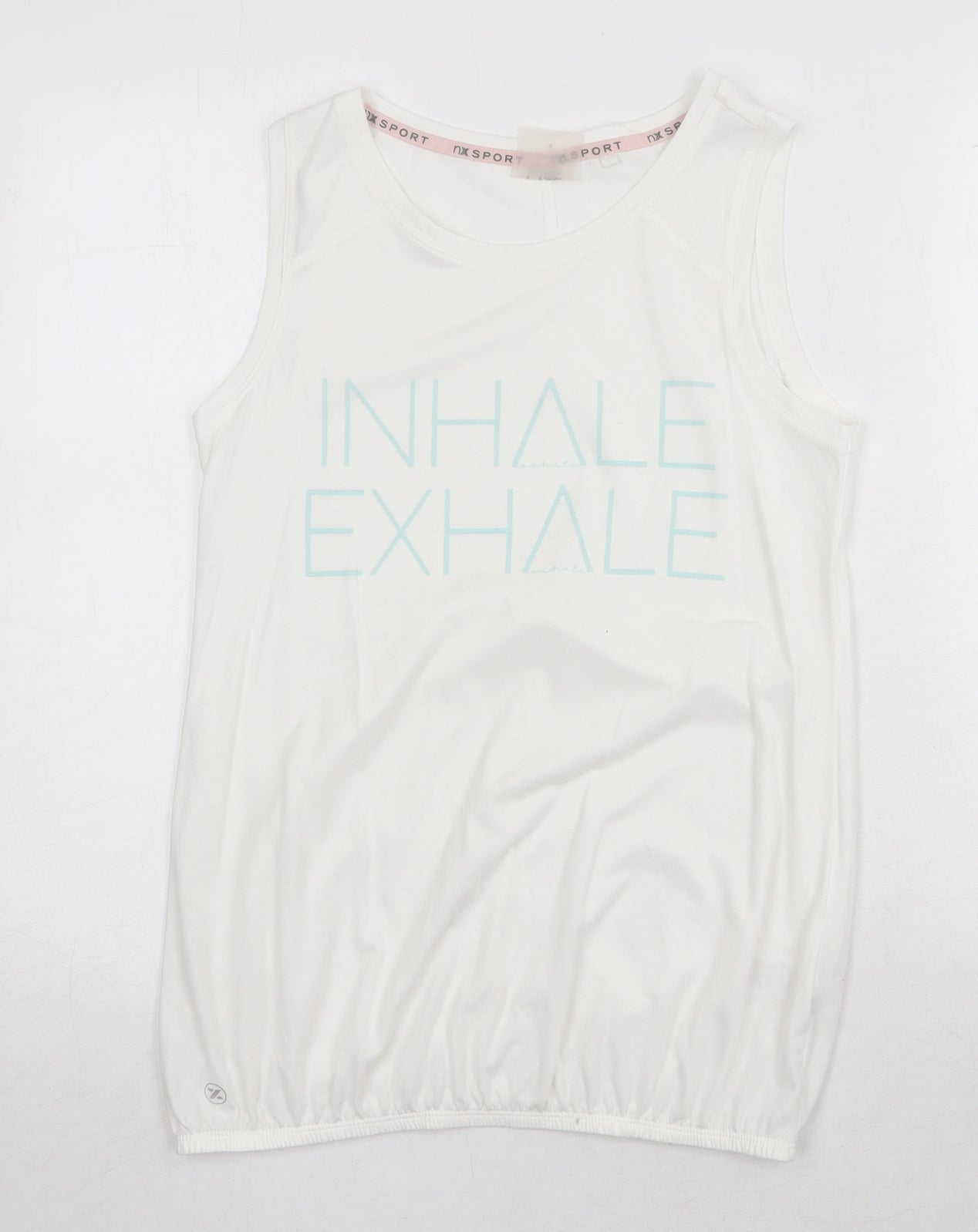 Womens UK Size 8 NEXT White Basic Tank