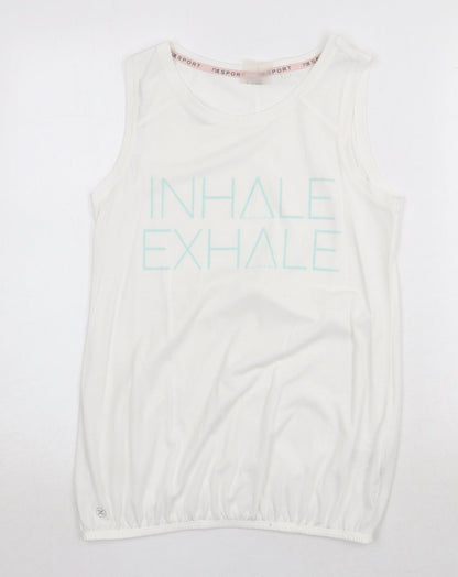 Womens UK Size 8 NEXT White Basic Tank