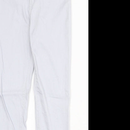 Womens UK Size 12 H&M Regular Fit Straight Grey Jeans