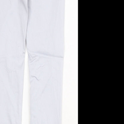 Womens UK Size 12 H&M Regular Fit Straight Grey Jeans