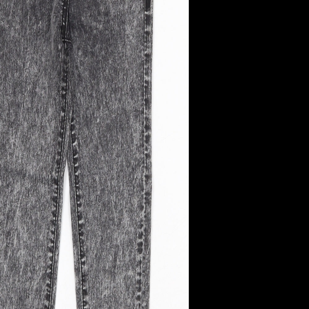 Sophie Girls Grey Cotton Skinny Jeans Size 10-11 Years Regular Zip