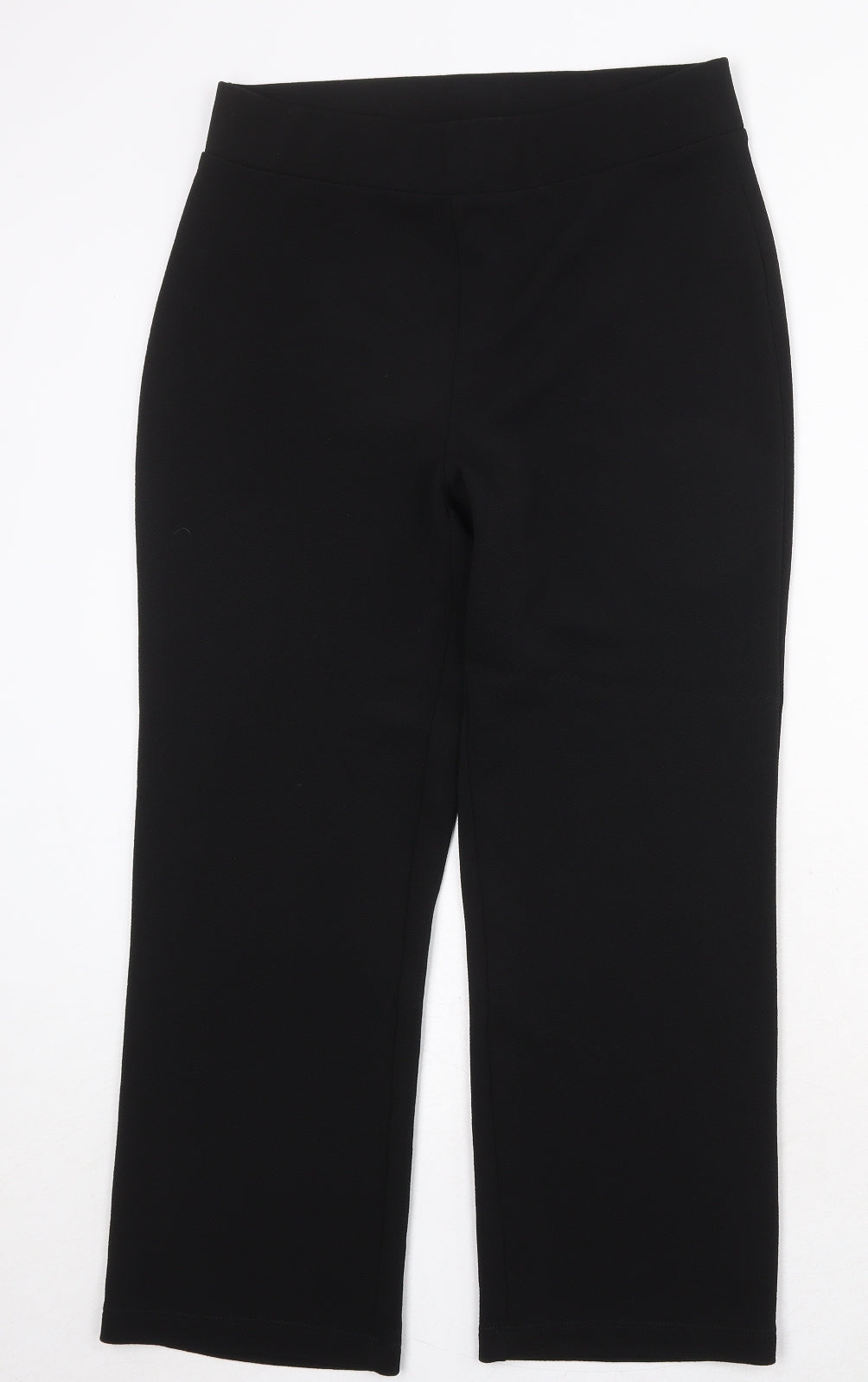 Womens UK Size 12 Bonmarché Regular Fit  Black Trousers