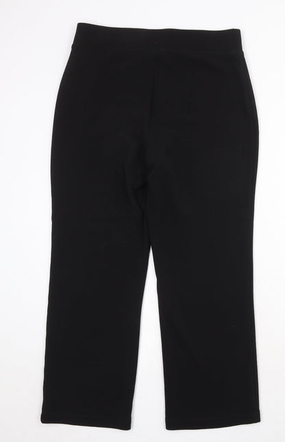 Womens UK Size 12 Bonmarché Regular Fit  Black Trousers