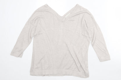 Womens UK Size S Monsoon Beige Pullover Jumper