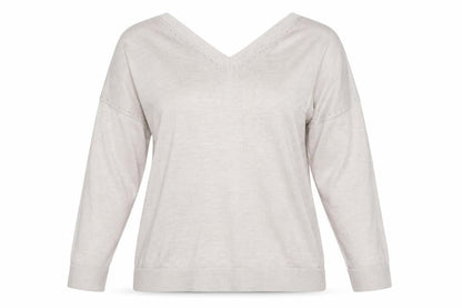 Womens UK Size S Monsoon Beige Pullover Jumper