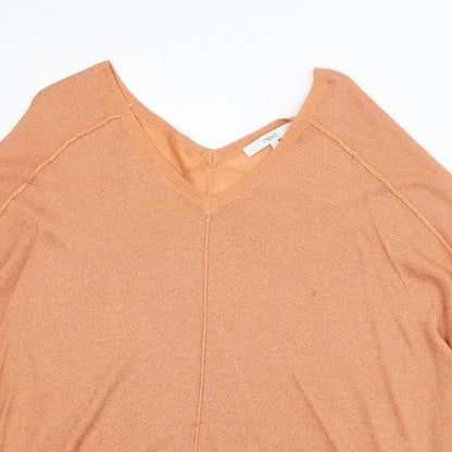 Womens UK Size S NEXT Orange Pullover Jumper