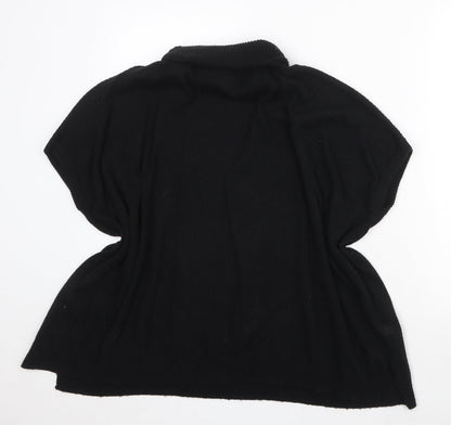 Womens UK Size S New Look Black Pullover Jumper