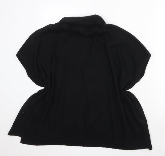 Womens UK Size S New Look Black Pullover Jumper