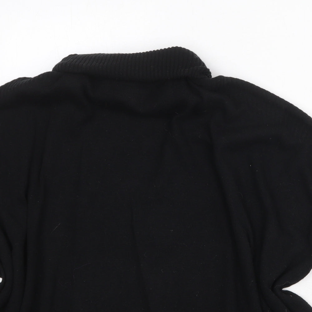 Womens UK Size S New Look Black Pullover Jumper