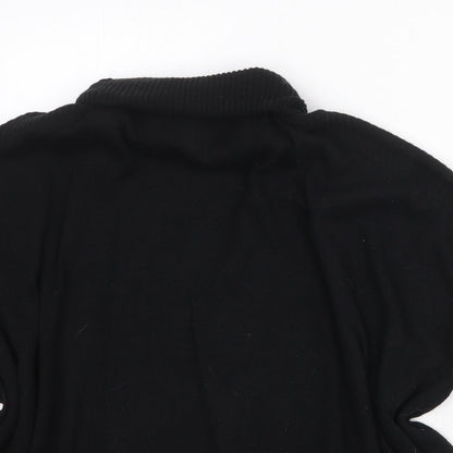 Womens UK Size S New Look Black Pullover Jumper
