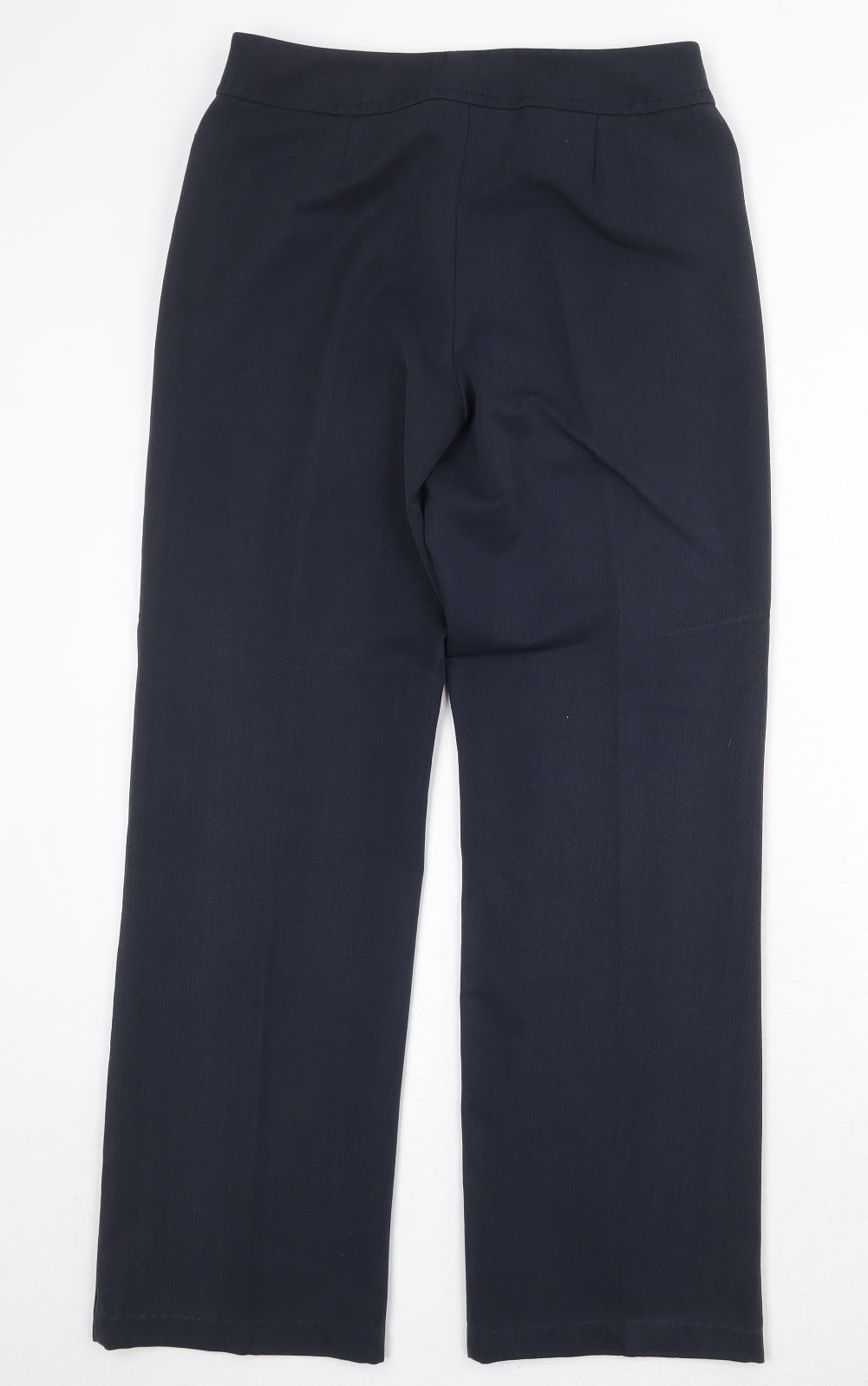 Womens UK Size 8 BHS Regular Fit Dress Pants Blue Trousers