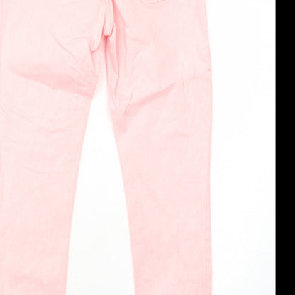 Gap Womens Pink Cotton Skinny Jeans Size 8 Regular Zip