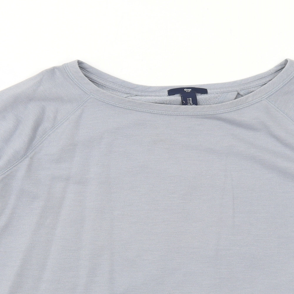 Gap Womens Grey Cotton Pullover Sweatshirt Size M Pullover - Open Back