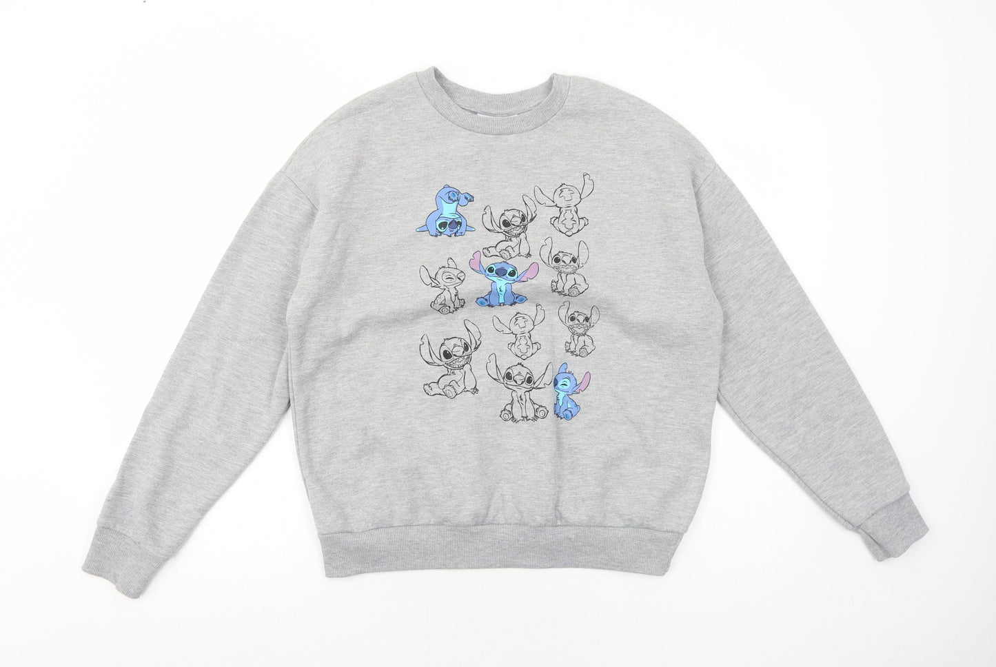 Womens UK Size S Disney Grey Pullover Sweatshirt