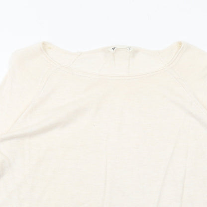 Womens UK Size S Stradivarius Ivory Pullover Jumper