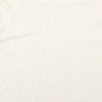 Womens UK Size S Stradivarius Ivory Pullover Jumper