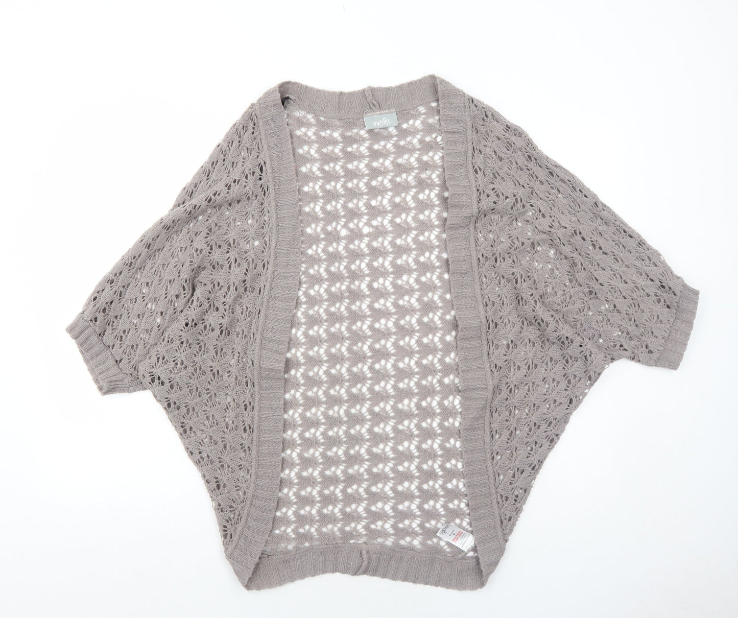 Womens UK Size S Wallis Grey Cardigan Jumper