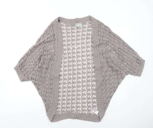 Womens UK Size S Wallis Grey Cardigan Jumper